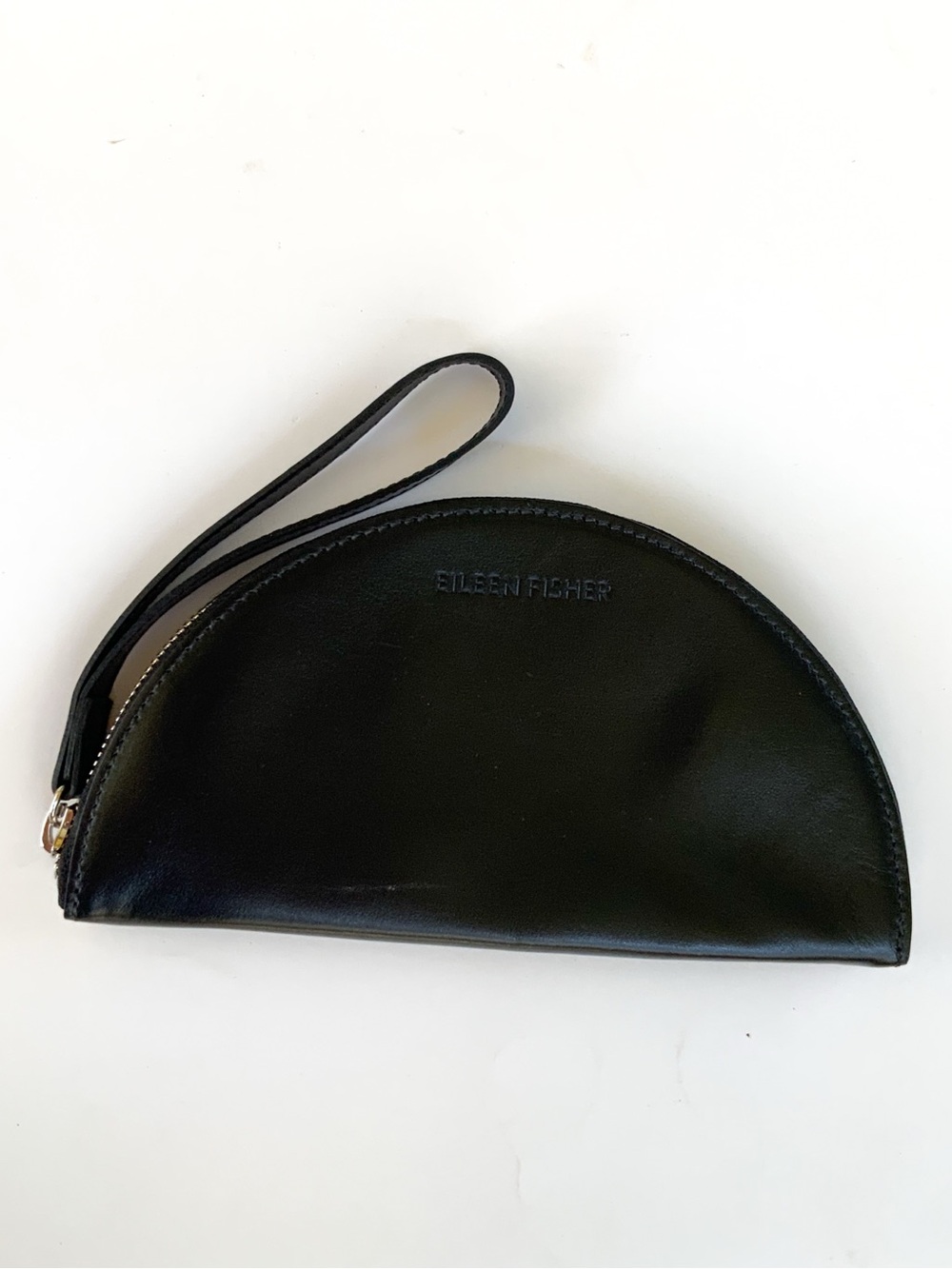 Eileen Fisher Black Zip Pouch